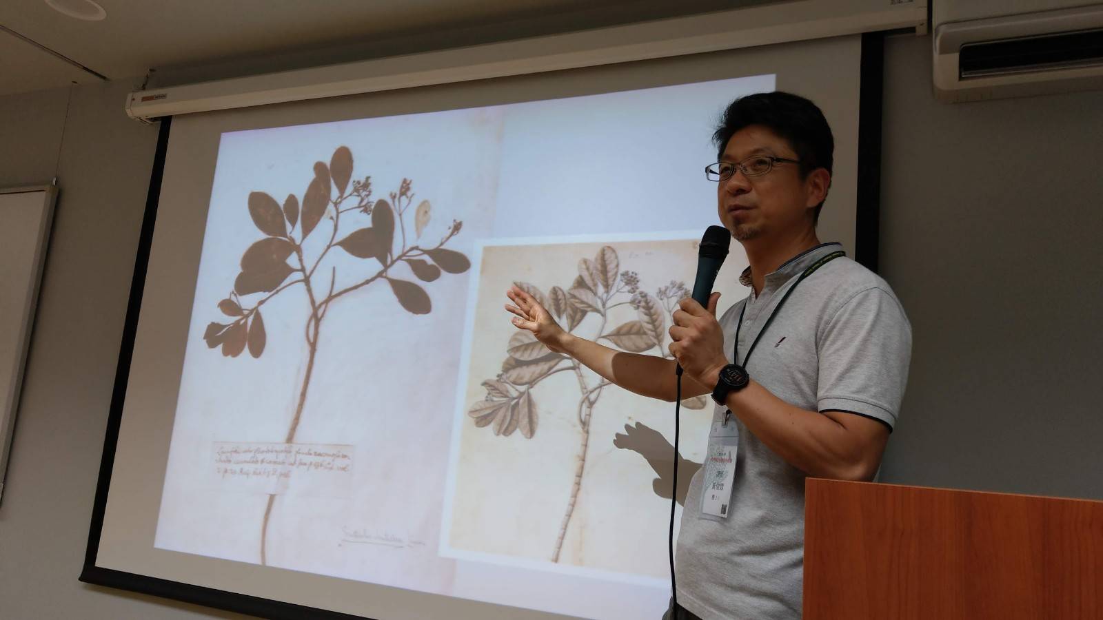 黃俊霖老師分享駐館藝術家的科學繪圖 (1)