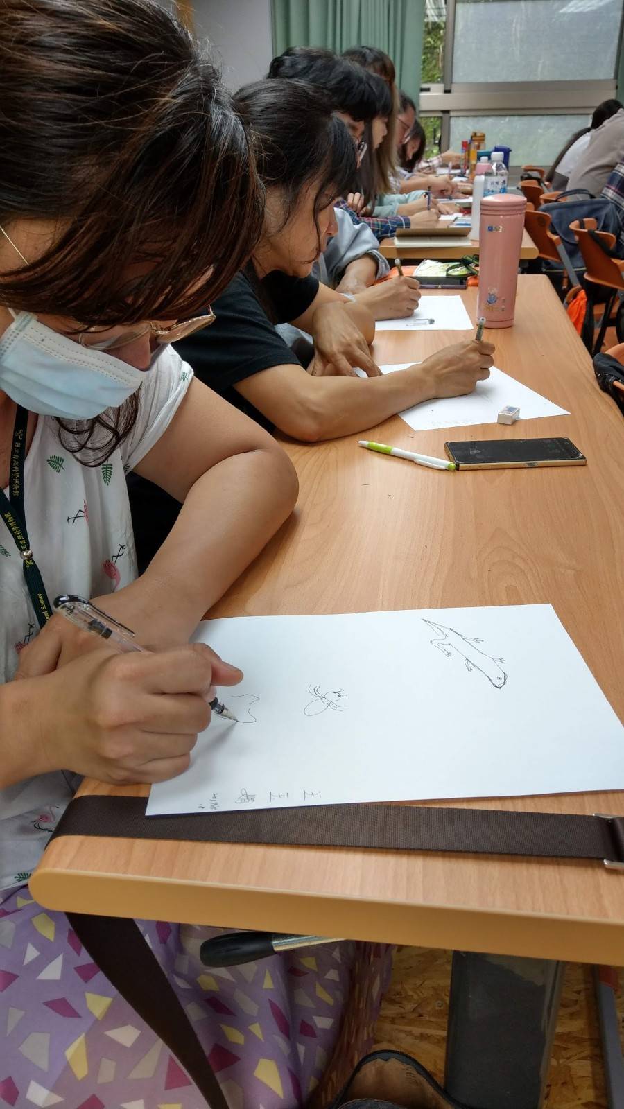 林文隆老師引導自然觀察繪圖 (11)
